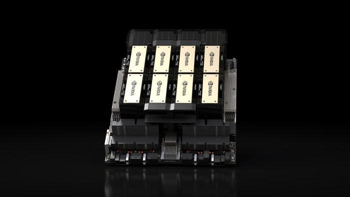 Auch mit H200 packt Nvidia bis zu acht SXM in ein Gehäuse. (Bild: Nvidia)